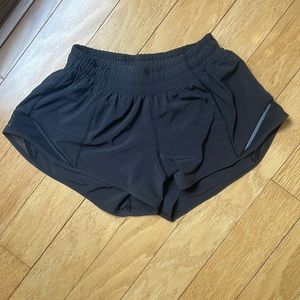 COPY - Lululemon black hotty hot shorts 2.5 low-rise